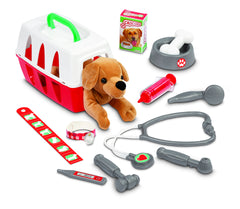 Set de joaca clinica veterinara cu catelus de plus, Ecoiffier 1919