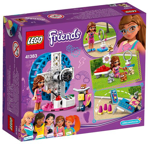 LEGO Friends - Terenul de joaca al hamsterului Oliviei 41383, 81 piese