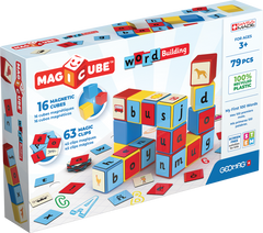 Magicube Geomag cuburi cu litere 79 buc 259