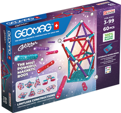 Set constructie magnetic Geomag Glitter 60 buc  536