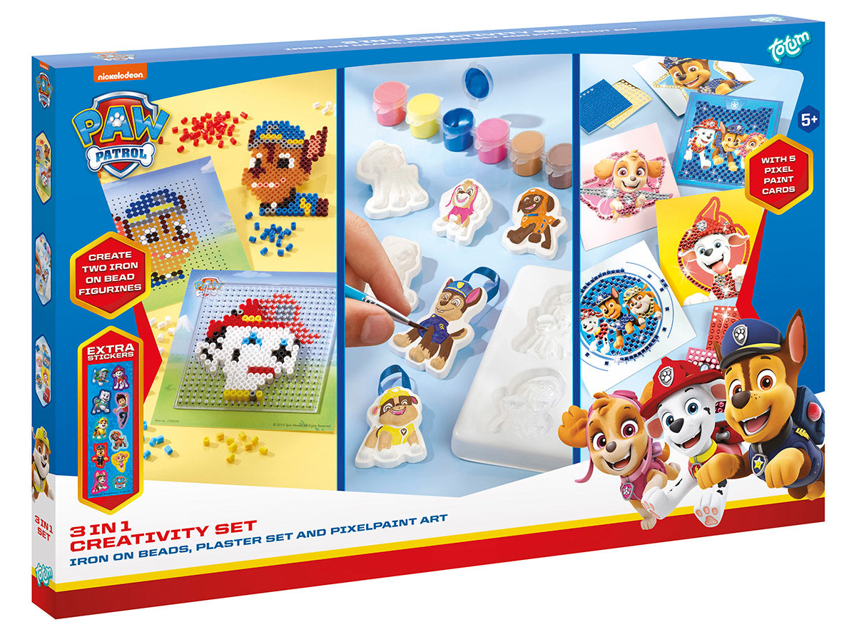 Set creatie 3 in 1 Paw Patrol, Totum 721128