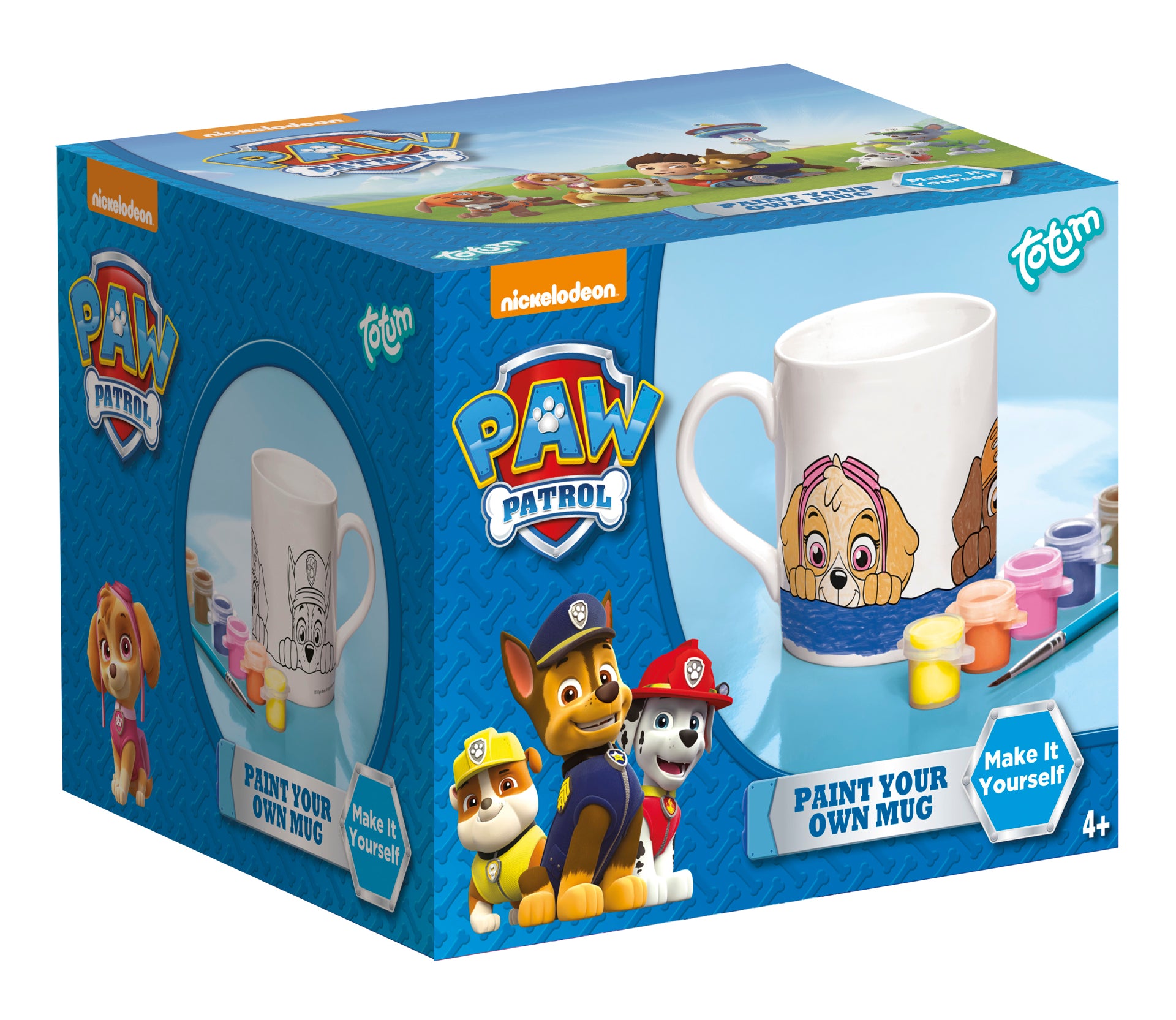 Set creatie coloreaza cana Paw Patrol, Totum 720169