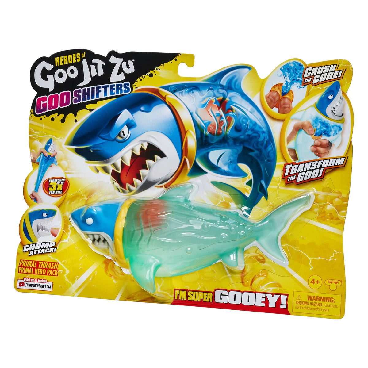 Figurina elastica Goo Jit Zu Gooshifters Primal Trash 41404-41405