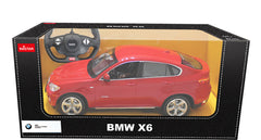 Masina cu telecomanda RASTAR 1/14 BMW X6 Rosu 31400