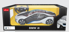 Masina cu telecomanda RASTAR 1/14 BMW i8 Alb 49600-11