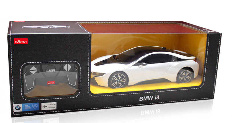 Masina cu radiocomanda 1/18 BMW I8 Alb 59200