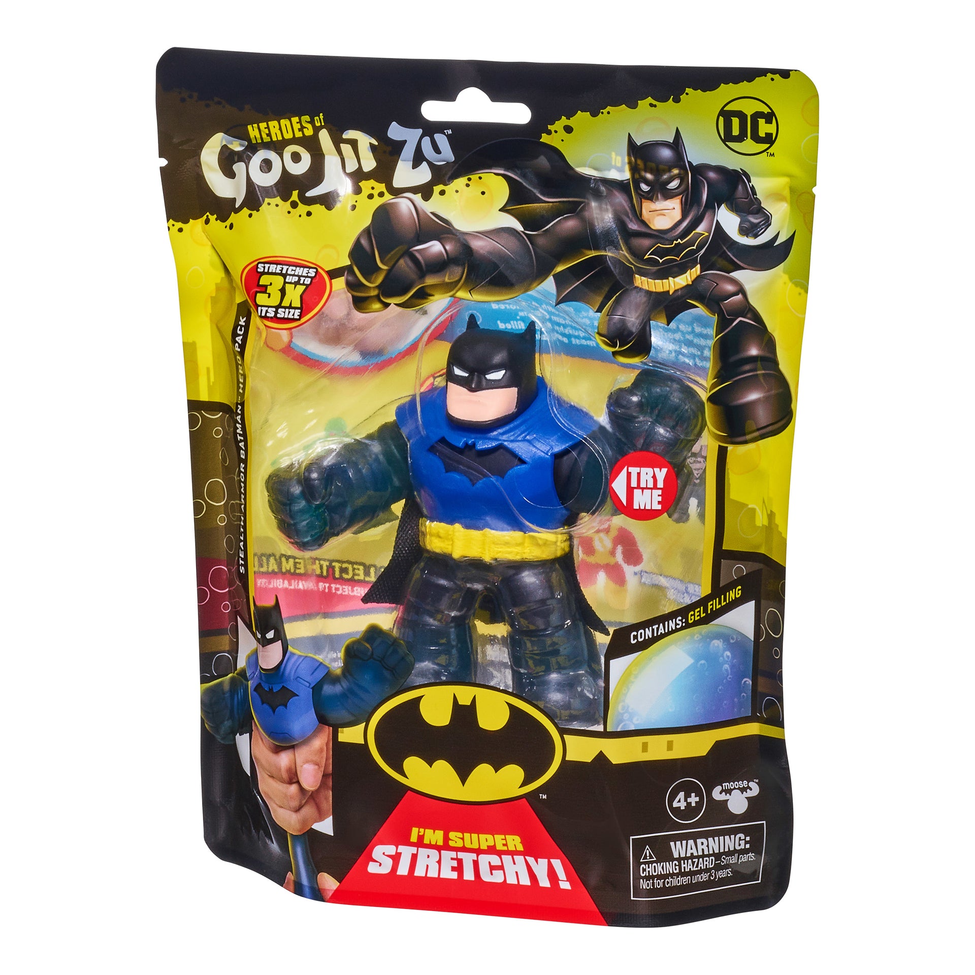 Figurina elastica Goo Jit Zu DC S4 Stealth Armor Batman 41382-41383