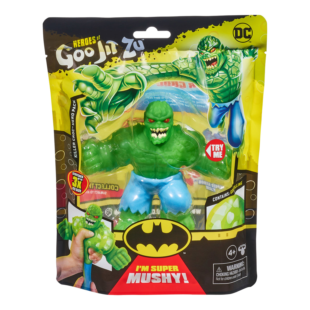 Figurina elastica Goo Jit Zu DC S4 Killer Croc 41382-41386