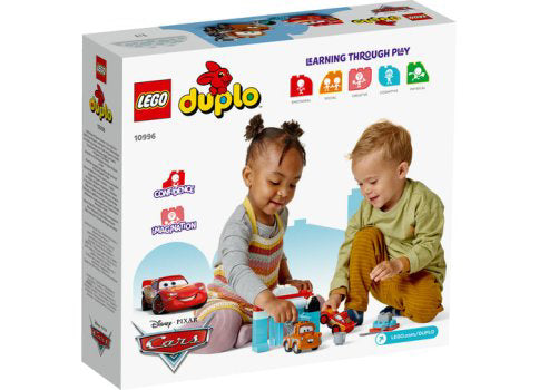 LEGO® DUPLO - Distractie la spalatorie cu Fulger McQueen si Bucsa 10996, 29 piese