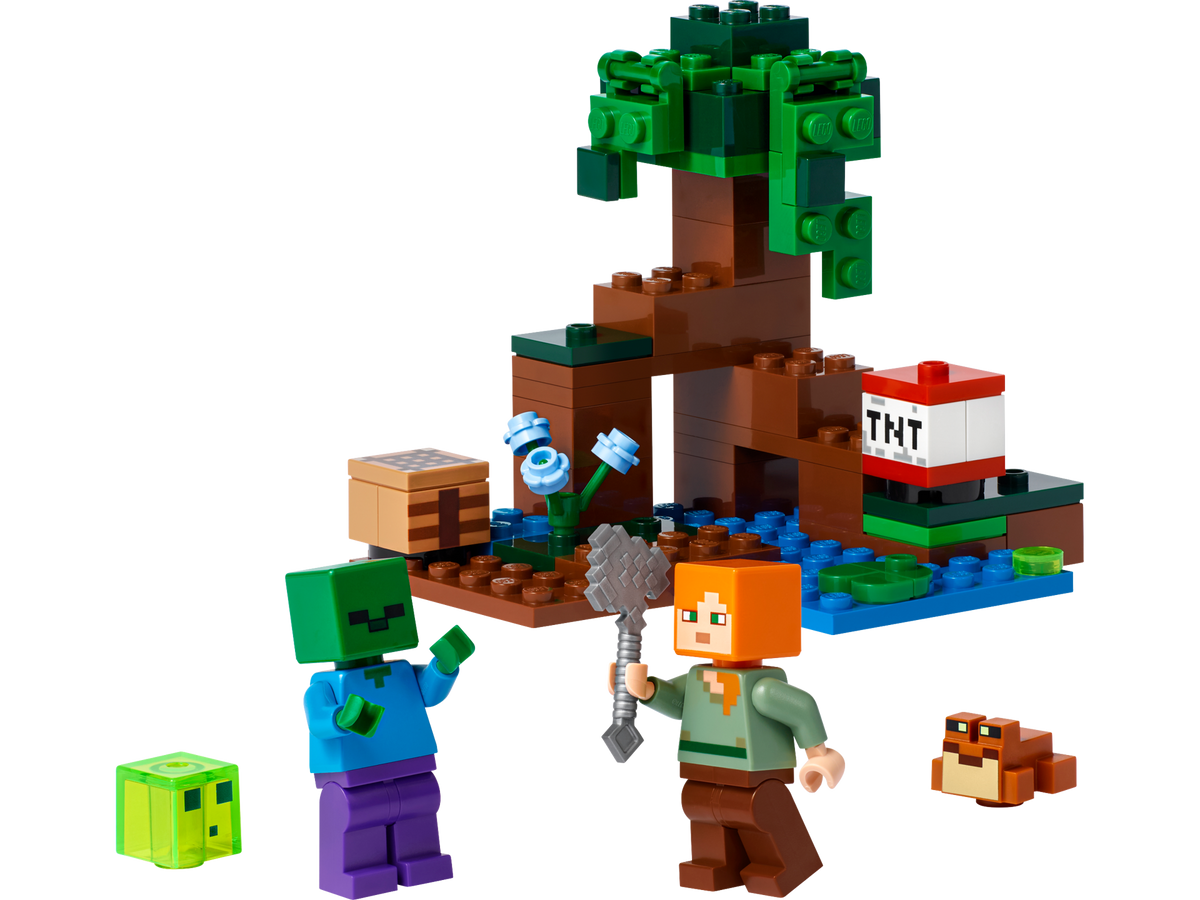 LEGO® Minecraft - Aventura in mlastina 21240, 65 piese