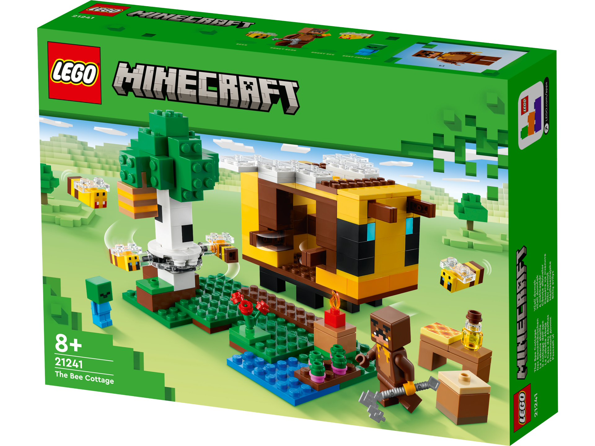 LEGO® Minecraft - Casuta albinelor 21241, 254 piese