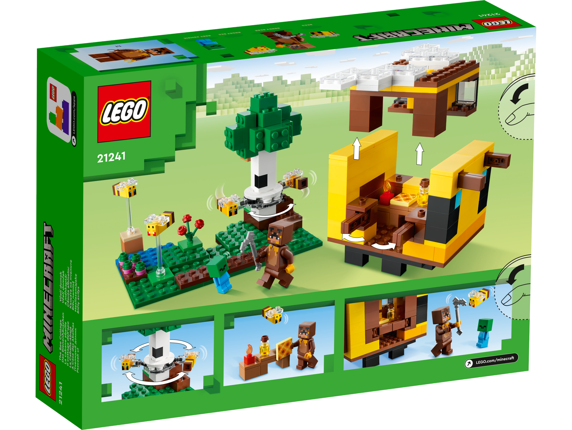 LEGO® Minecraft - Casuta albinelor 21241, 254 piese