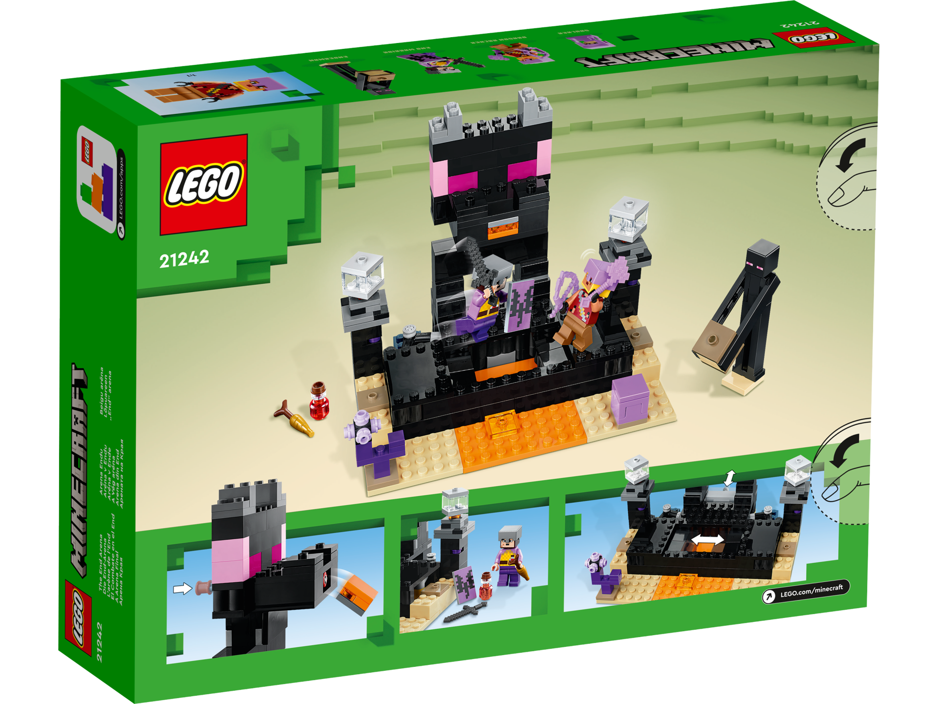 LEGO® Minecraft - Arena din End 21242, 252 piese