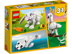 LEGO® Creator 3 in 1 - Iepure alb 31133, 258 piese