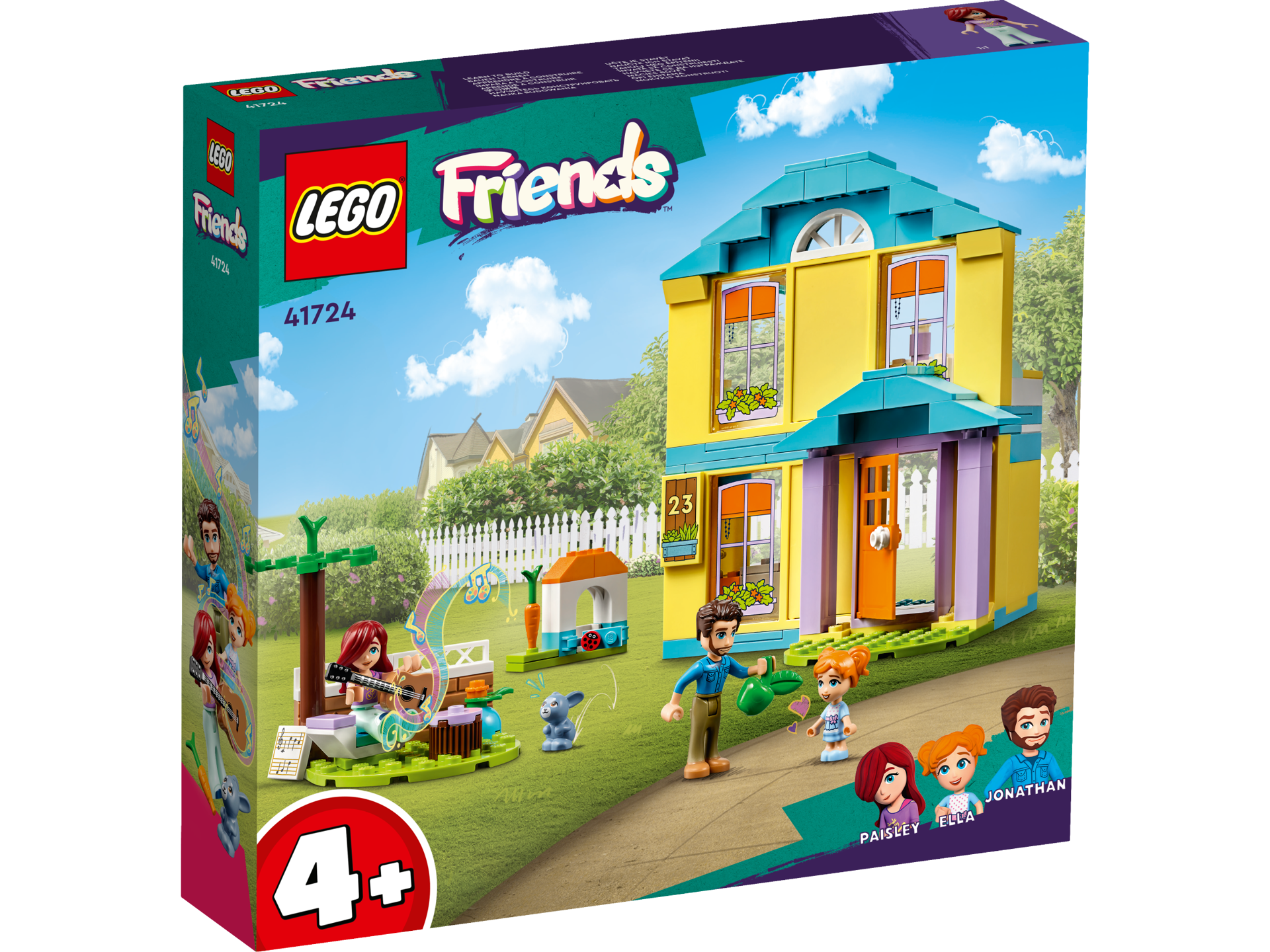 LEGO® Friends - Casa lui Paisley 41724, 185 piese