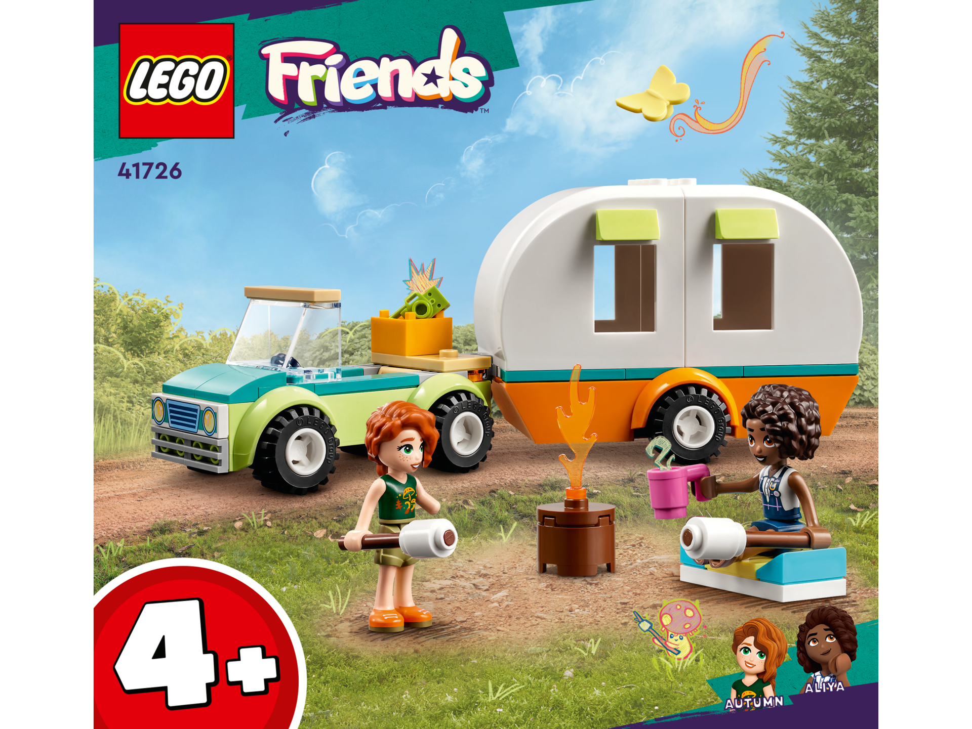 LEGO® Friends - Vacanta cu rulota 41726, 87 piese