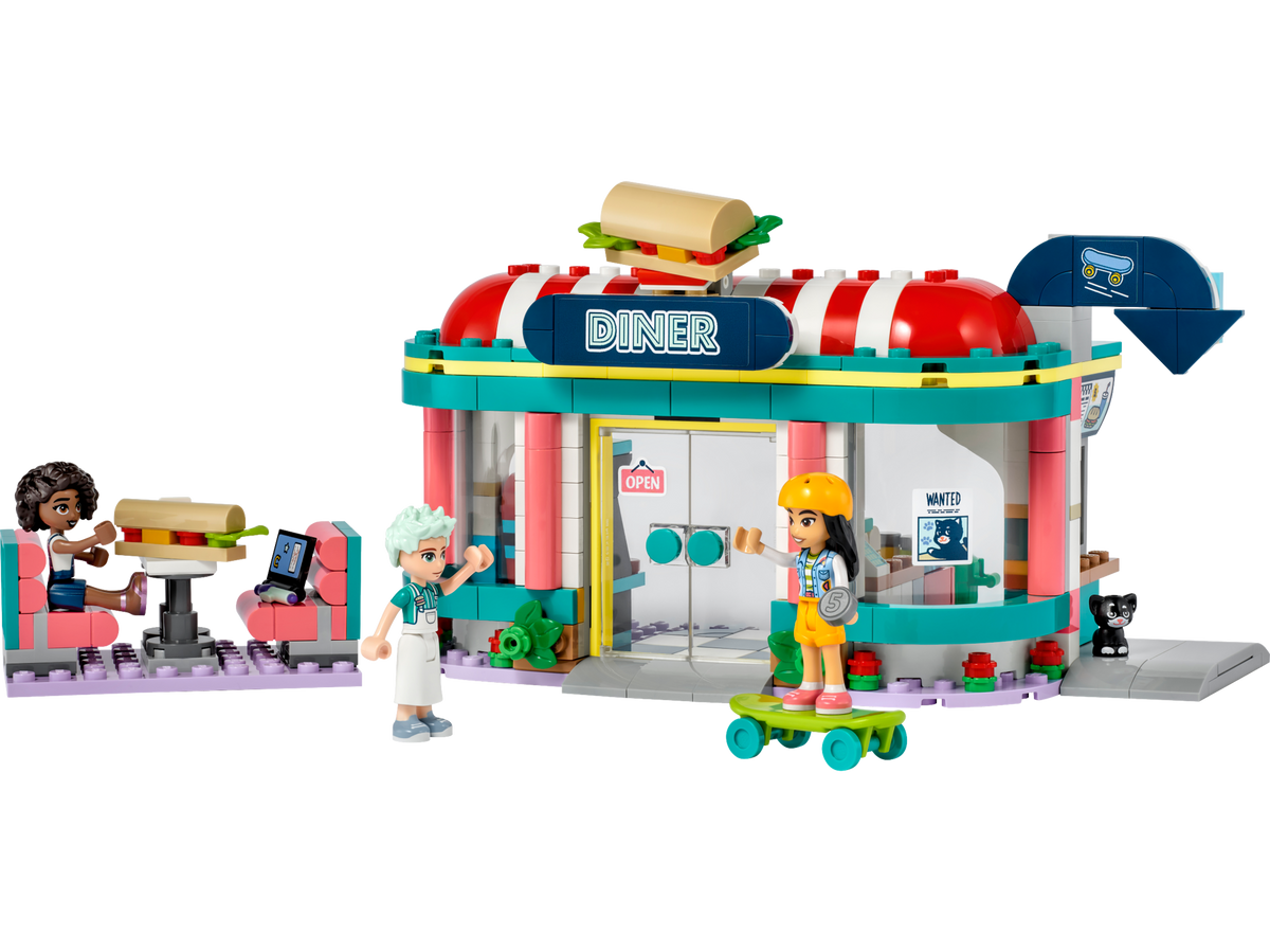 LEGO® Friends - Restaurant in centrul orasului Heartlake 41728, 346 piese