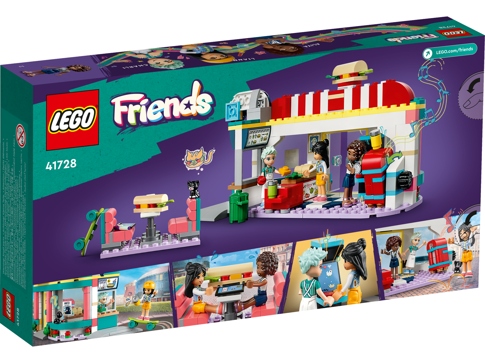 LEGO® Friends - Restaurant in centrul orasului Heartlake 41728, 346 piese