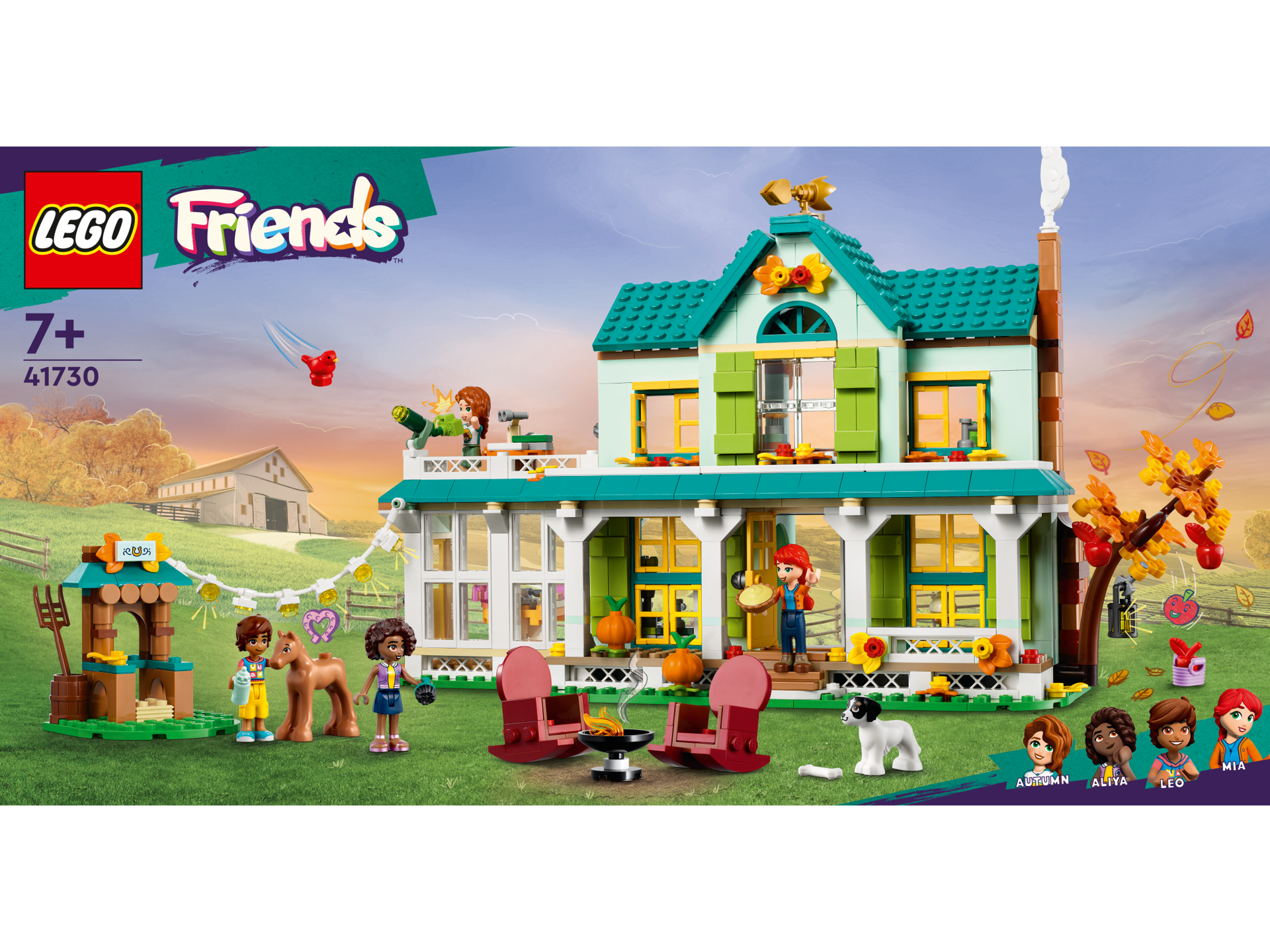 LEGO® Friends - Casa lui Autumn 41730, 853 piese