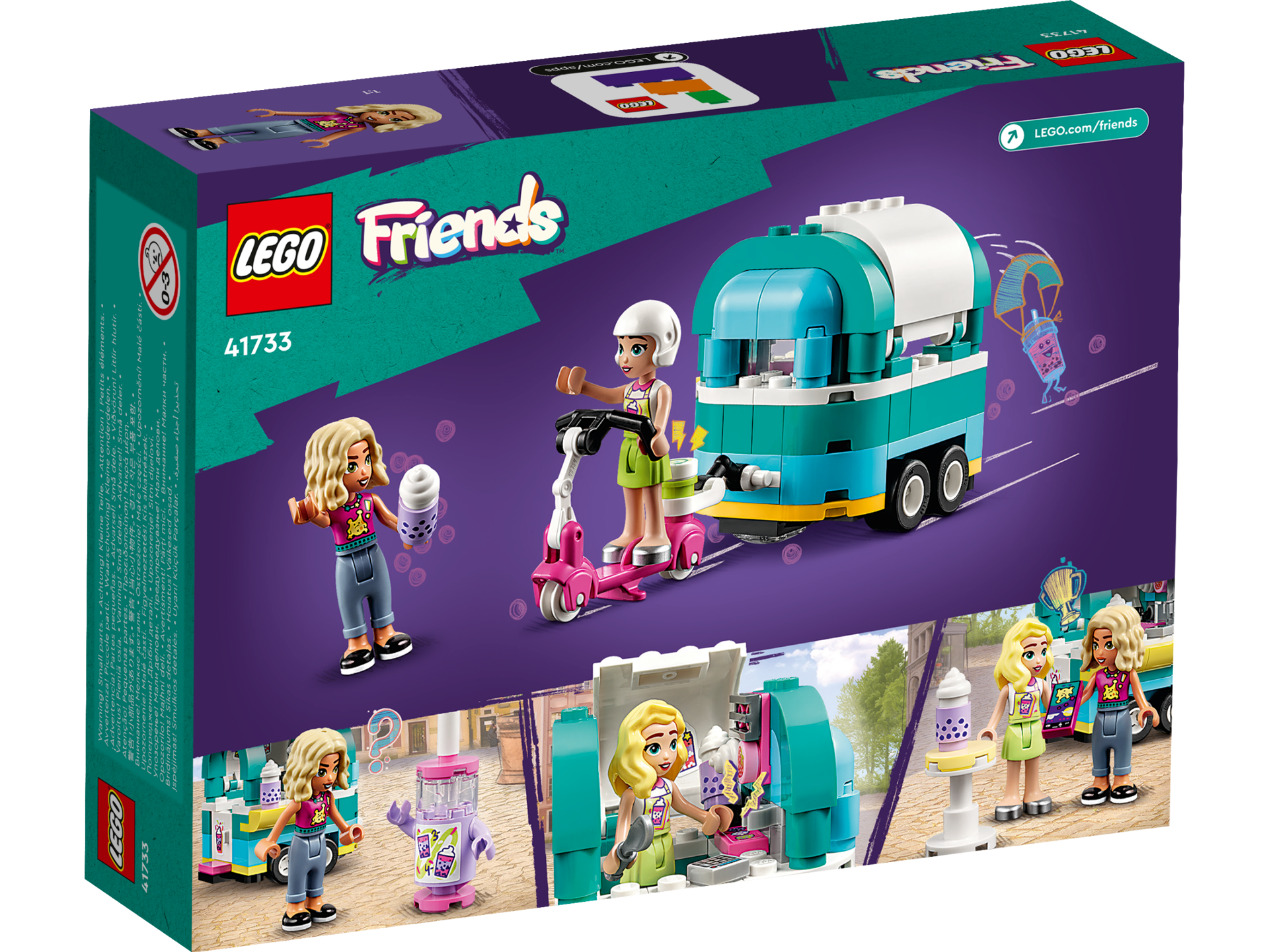 LEGO® Friends - Magazin ambulant de ceai cu tapioca 41733, 109 piese