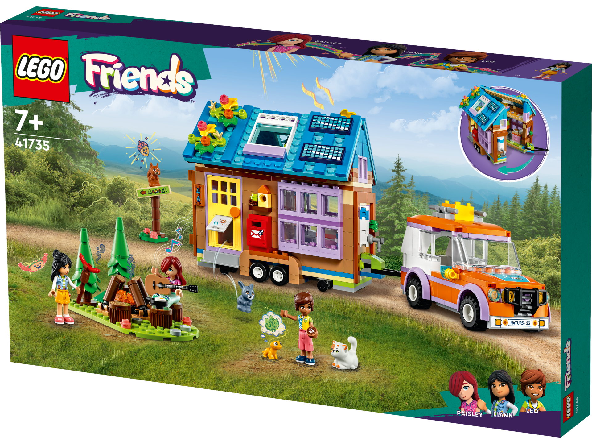 LEGO® Friends - Casuta mobila 41735, 785 piese