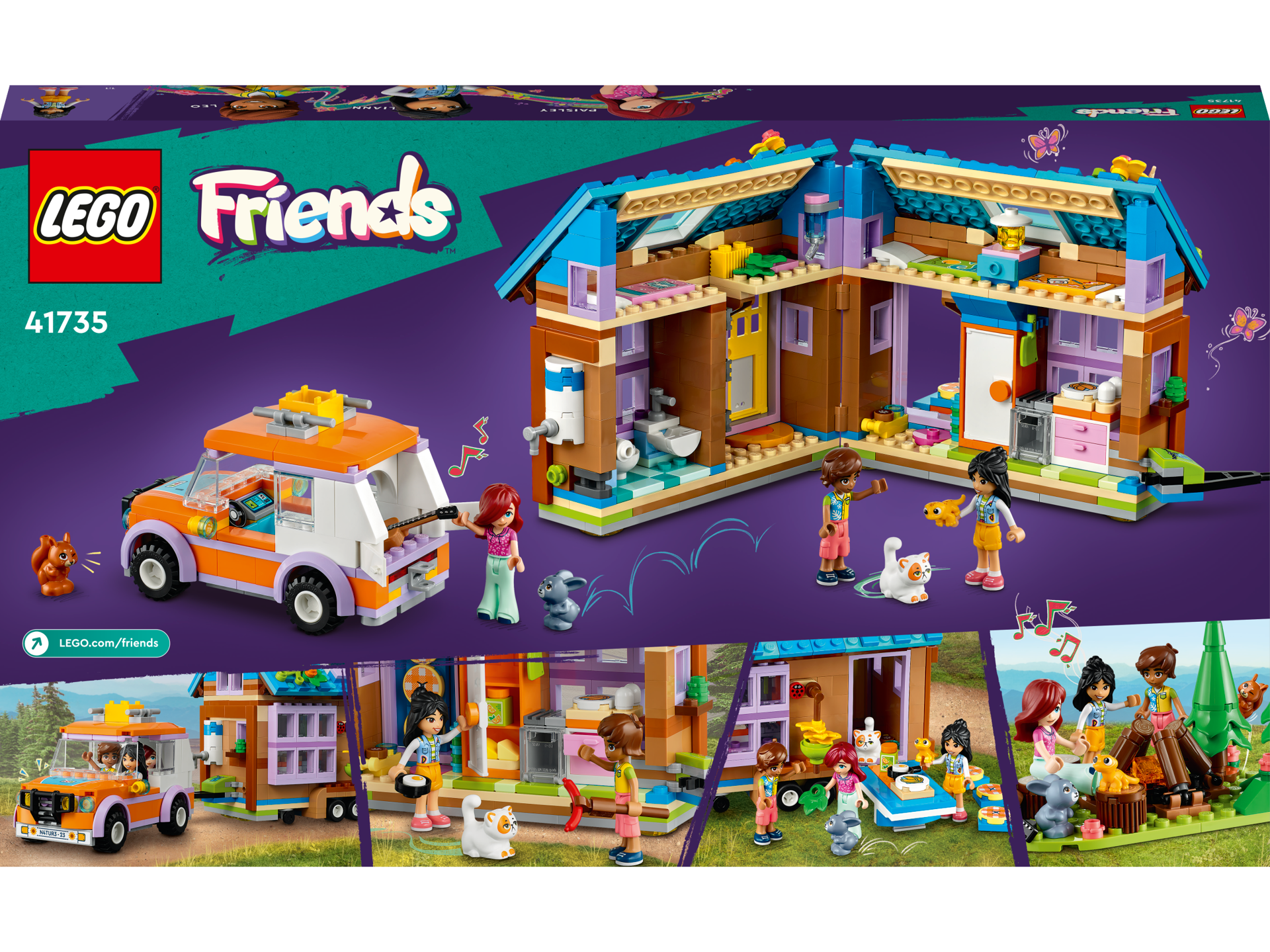 LEGO® Friends - Casuta mobila 41735, 785 piese