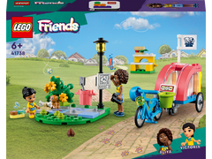 LEGO® Friends - Bicicleta pentru salvarea cainilor 41738, 125 piese