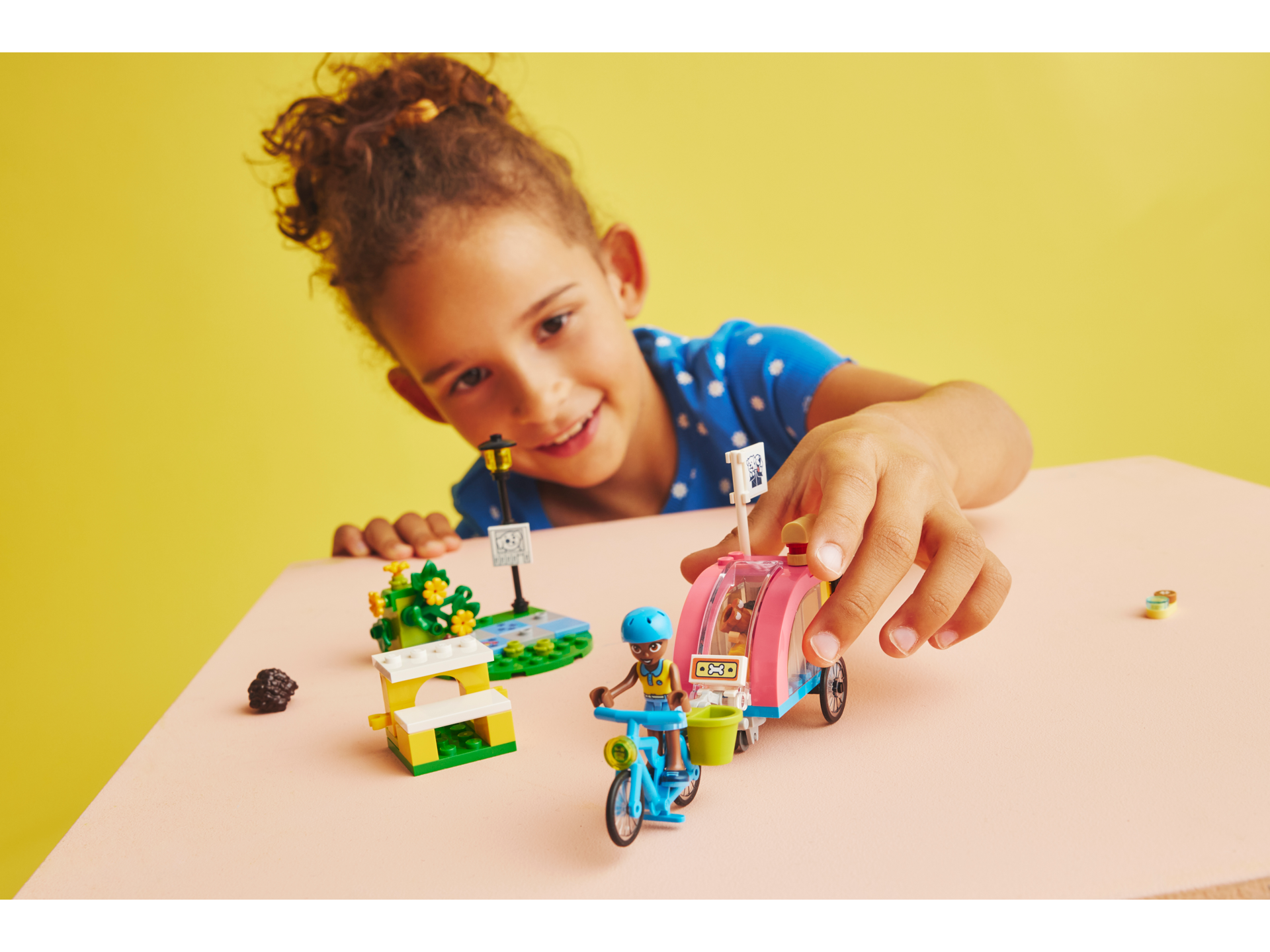 LEGO® Friends - Bicicleta pentru salvarea cainilor 41738, 125 piese