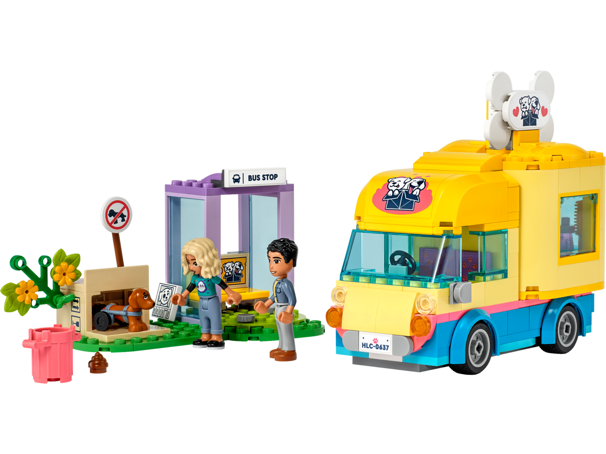 LEGO® Friends - Furgoneta pentru salvarea cainilor 41741, 300 piese