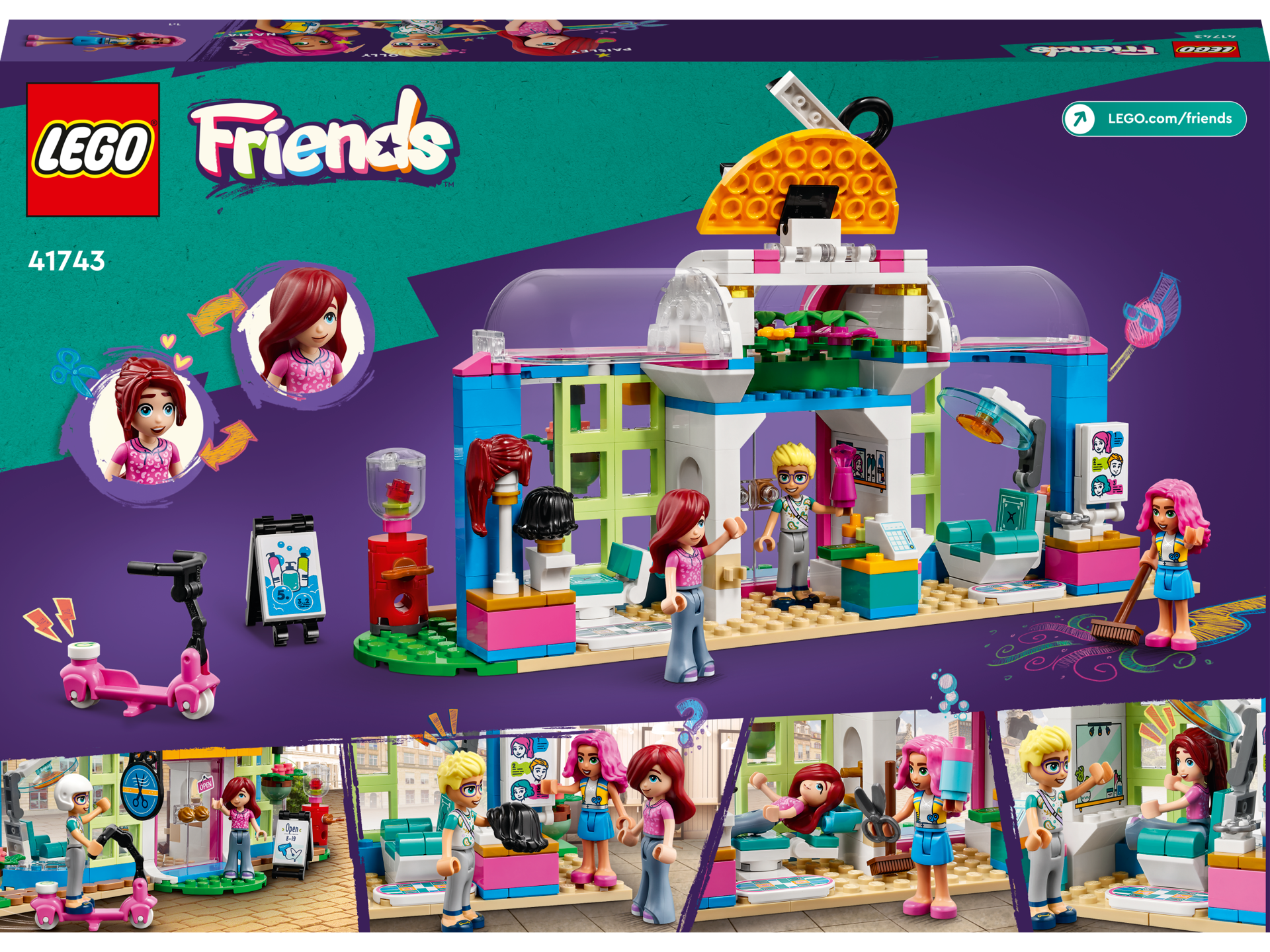 LEGO® Friends - Salon de coafura 41743, 401 piese