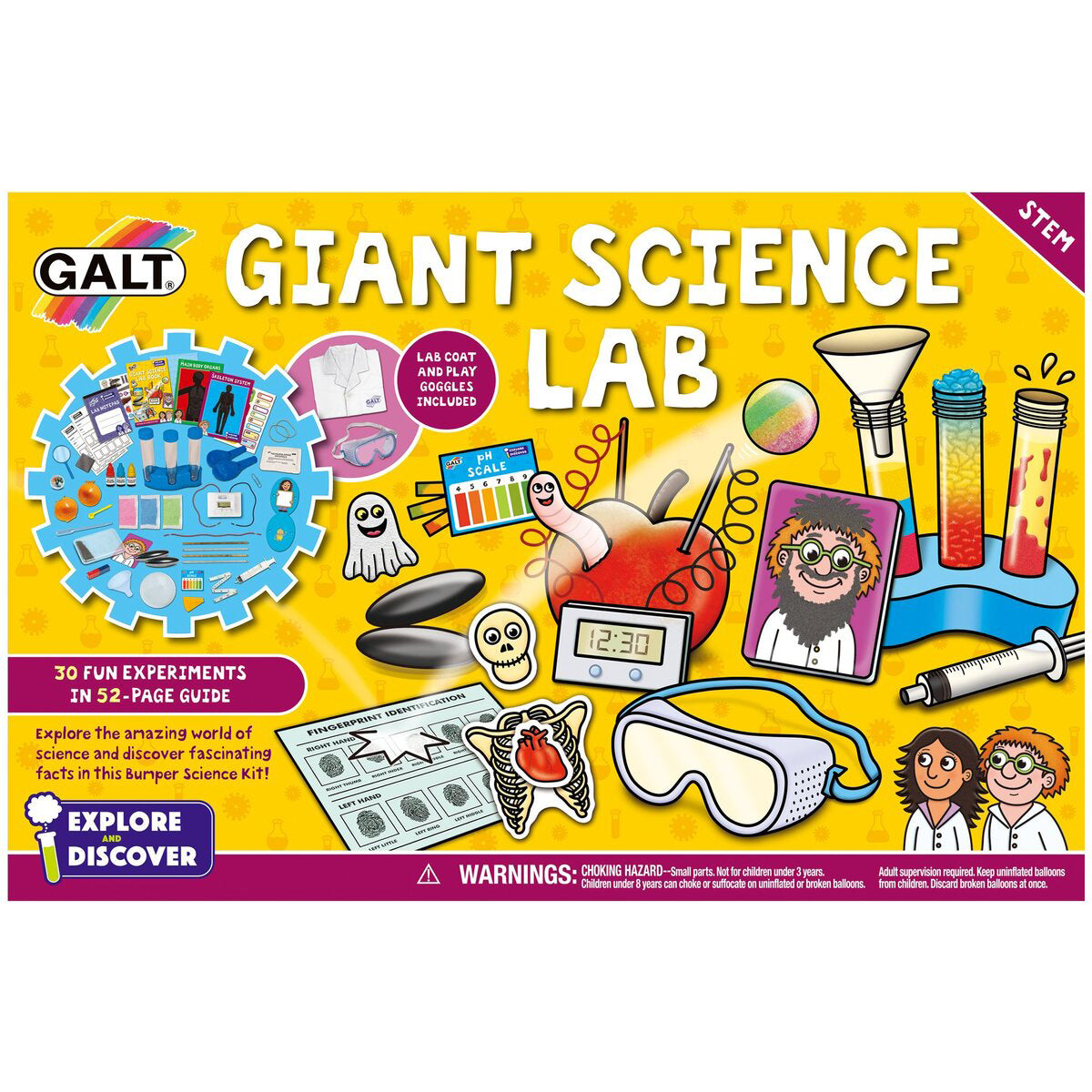 Kit pentru experimente Galt, Horrible Science, Cristale infricosatoare