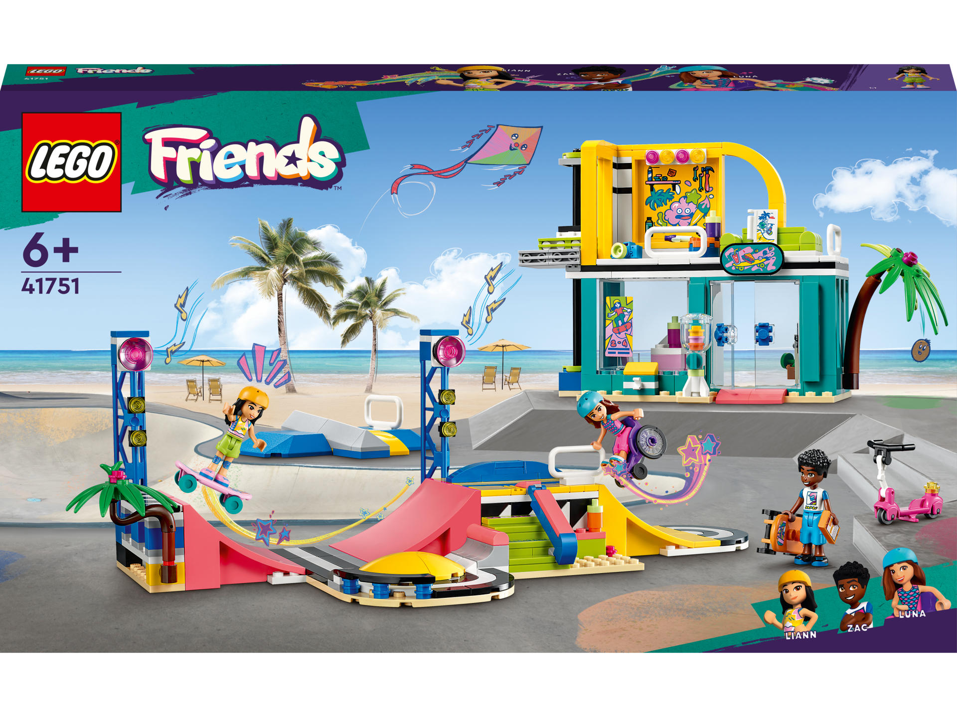 LEGO® Friends - Parc de skateboarding 41751, 431 piese