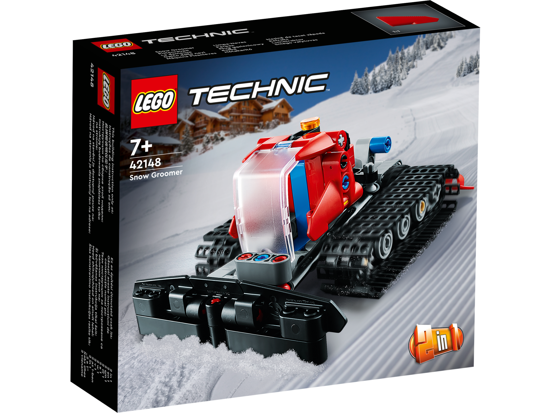 LEGO® Technic - Masina de tasat zapada 42148, 178 piese