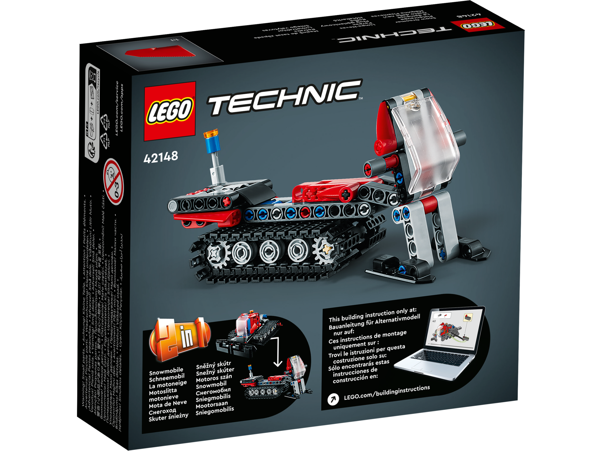 LEGO® Technic - Masina de tasat zapada 42148, 178 piese