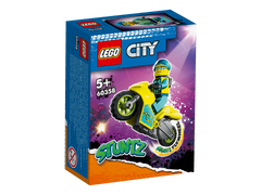 LEGO® City - Motocicleta de cascadorie cibernetica 60358, 13 piese