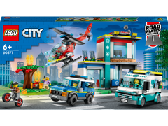 LEGO® City - Centru pentru vehicule de urgenta 60371, 706 piese