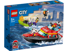 LEGO® City - Barca de salvare a pompierilor 60373, 144 piese