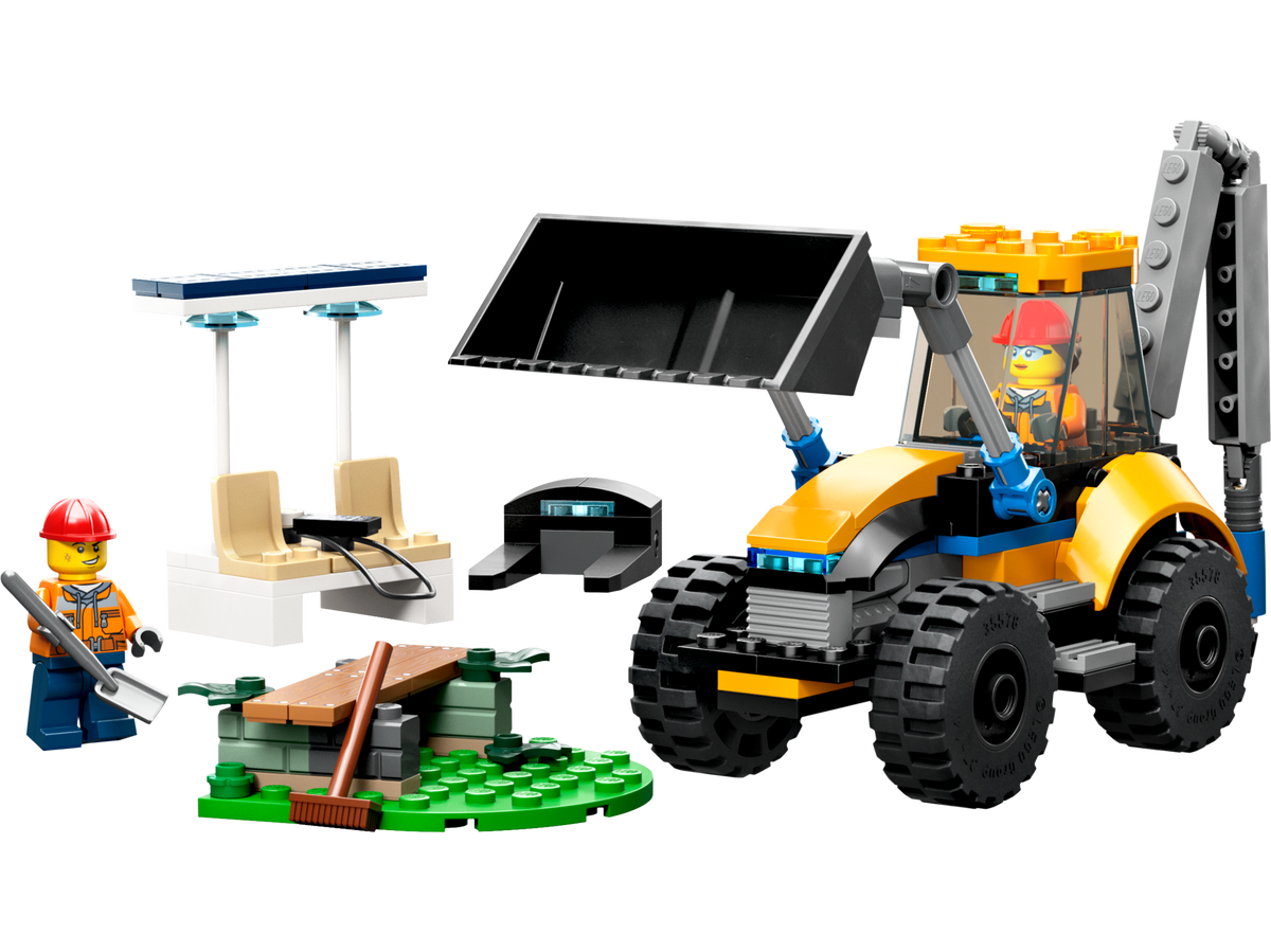 LEGO® City - Excavator de constructii 60385, 148 piese