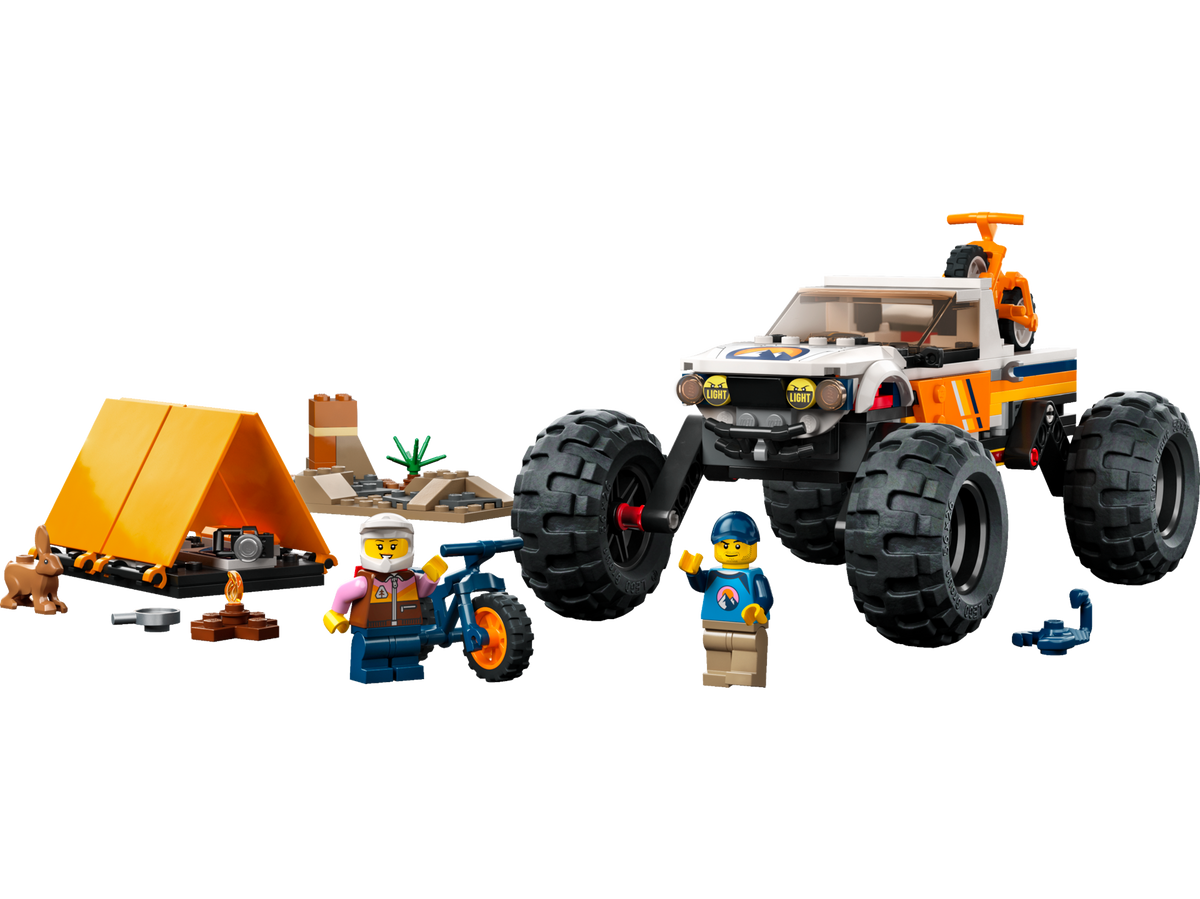 LEGO® City - Aventuri off road cu vehicul 4x4 60387, 252 piese