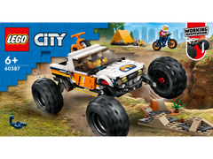 LEGO® City - Aventuri off road cu vehicul 4x4 60387, 252 piese