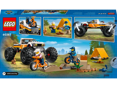 LEGO® City - Aventuri off road cu vehicul 4x4 60387, 252 piese