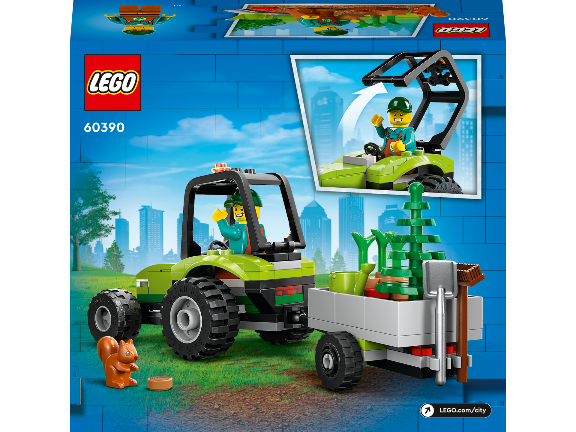 LEGO® City - Tractor de parc 60390, 86 piese