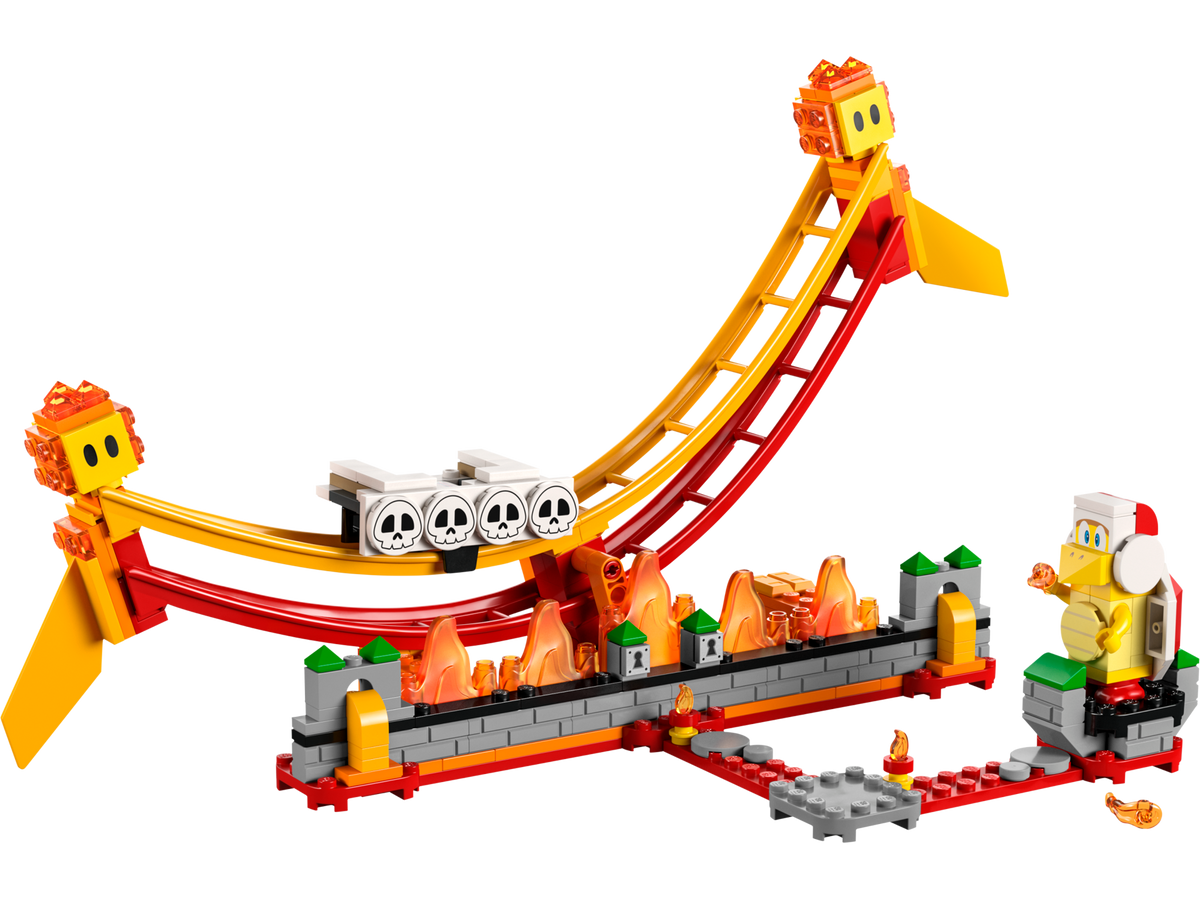 LEGO® Super Mario - Set de extindere Plimbare pe valul de lava 71416, 218 piese