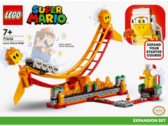 LEGO® Super Mario - Set de extindere Plimbare pe valul de lava 71416, 218 piese