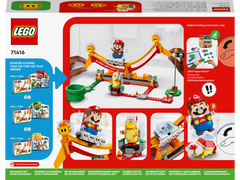 LEGO® Super Mario - Set de extindere Plimbare pe valul de lava 71416, 218 piese