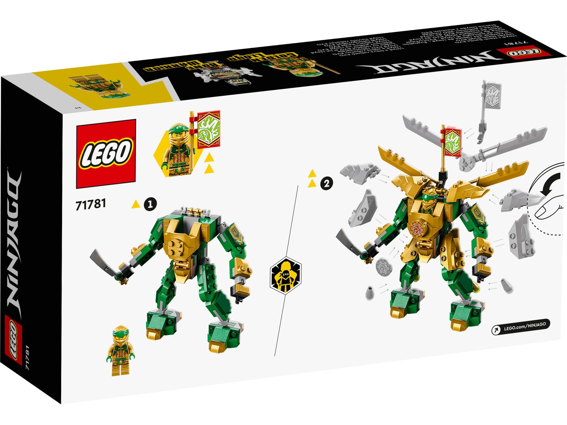 LEGO® Ninjago - Lupta cu robotul EVO al lui Lloyd 71781, 223 piese