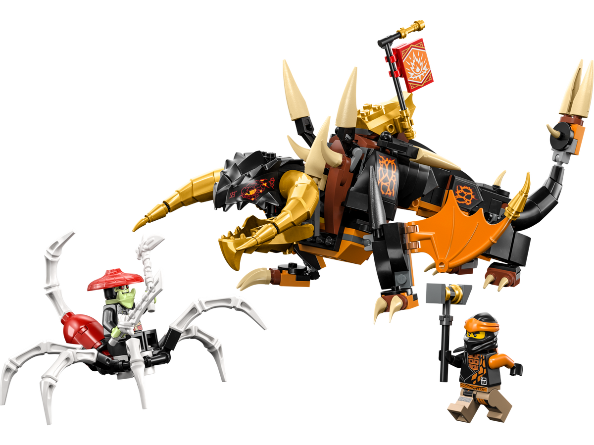 LEGO® Ninjago - Dragonul de pamant EVO al lui Cole 71782, 285 piese