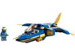 LEGO® Ninjago - Avionul cu reactie Fulger EVO al lui Jay 71784, 146 piese