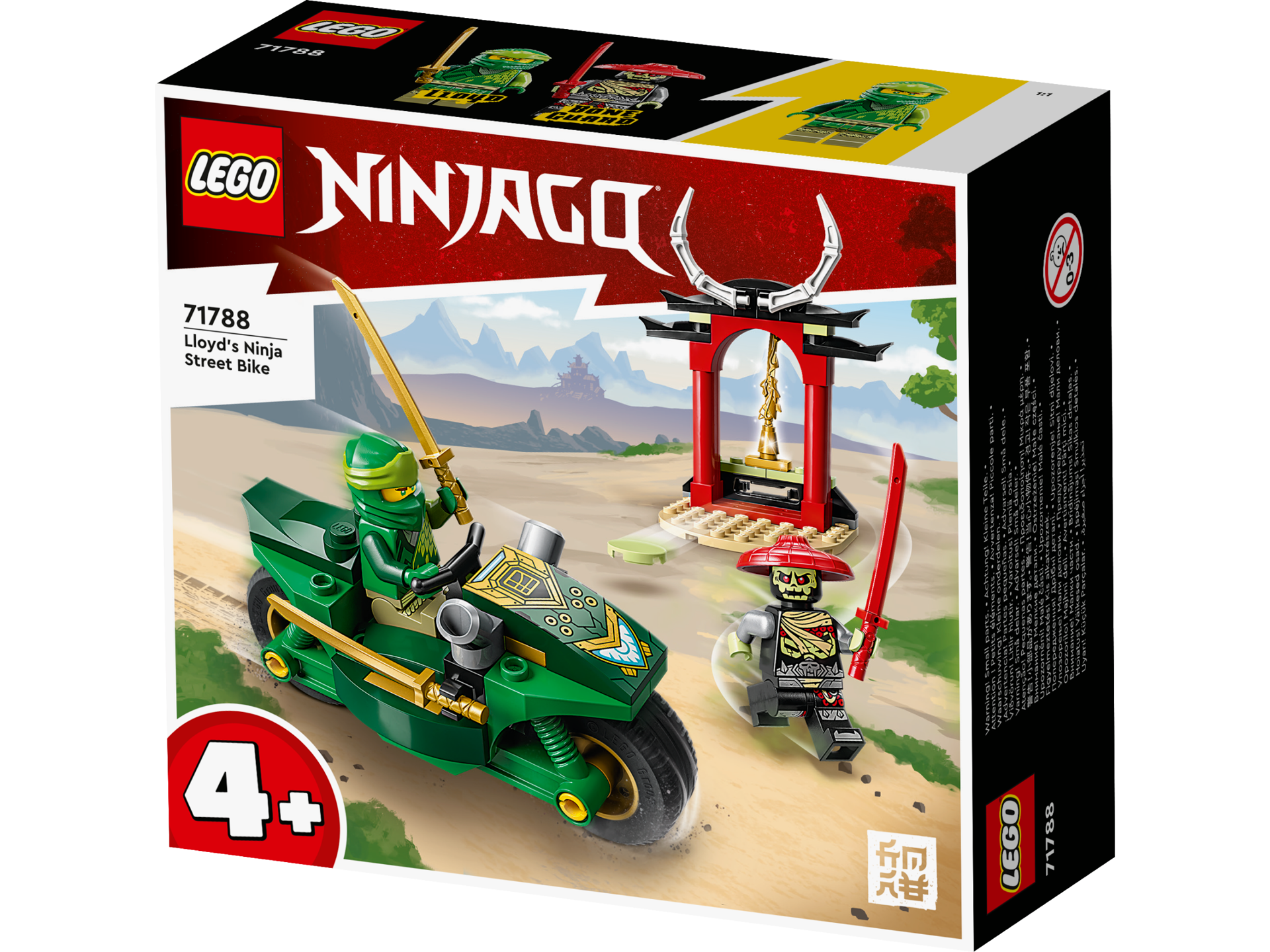 LEGO® Ninjago - Motocicleta de strada Ninja a lui Lloyd 71788, 64 piese