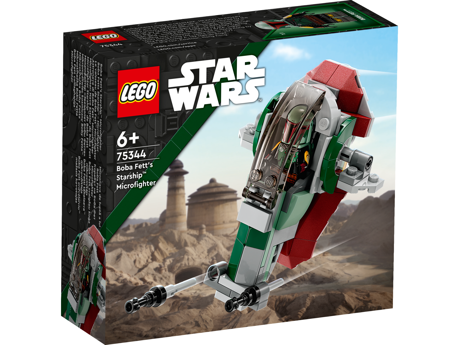 LEGO® Star Wars - Micronava de lupta a lui Boba Fett 75344, 85 piese